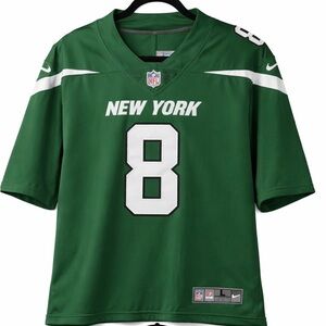 Nike New York Jets Aaron Rodgers #8 NFL On Field Jersey Green White Size L